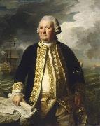 John Singleton Copley Portrait of Admiral Clark Gayton oil painting reproduction